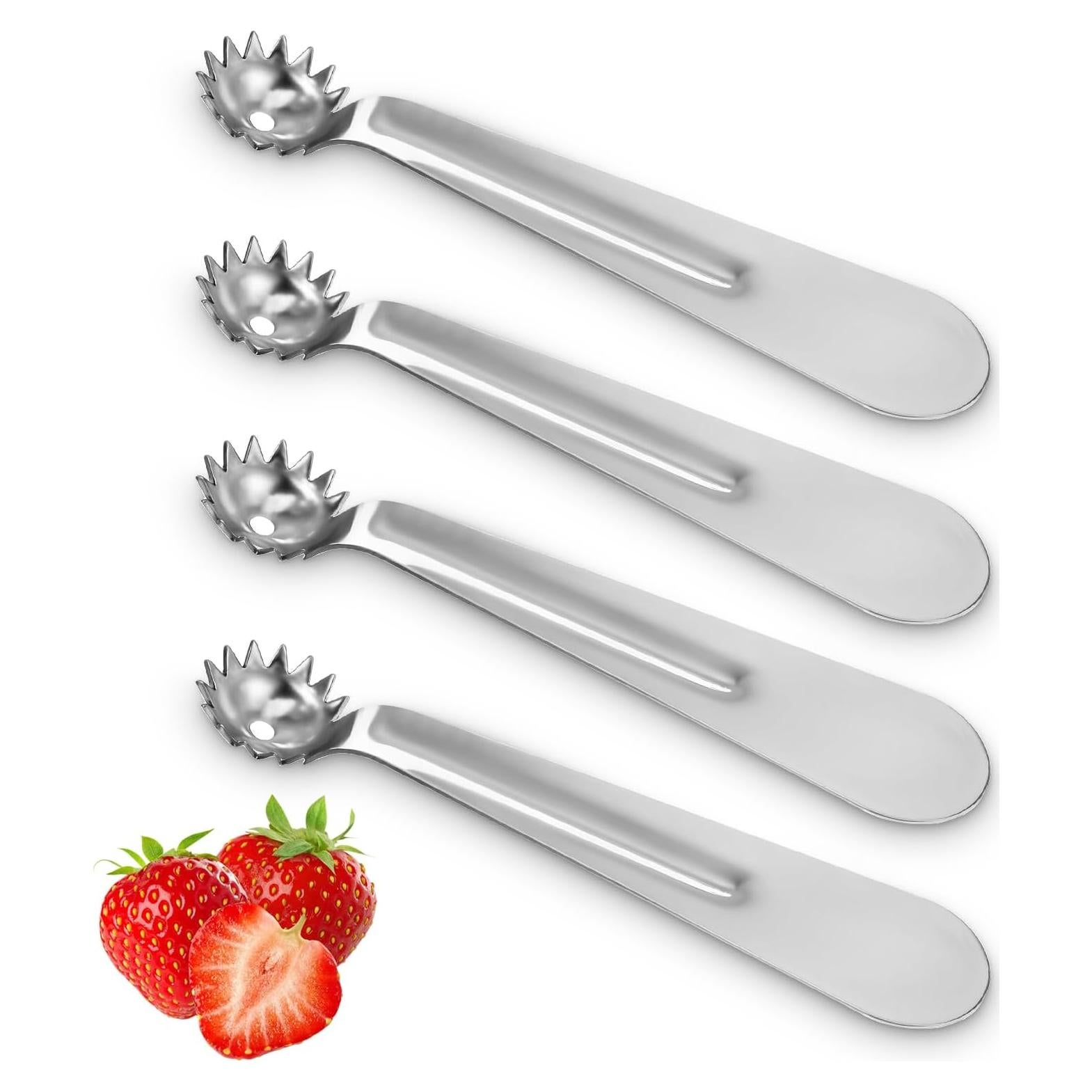 Removedor de Tallo de Tomate y Fresa Quilax - Acero Inoxidable