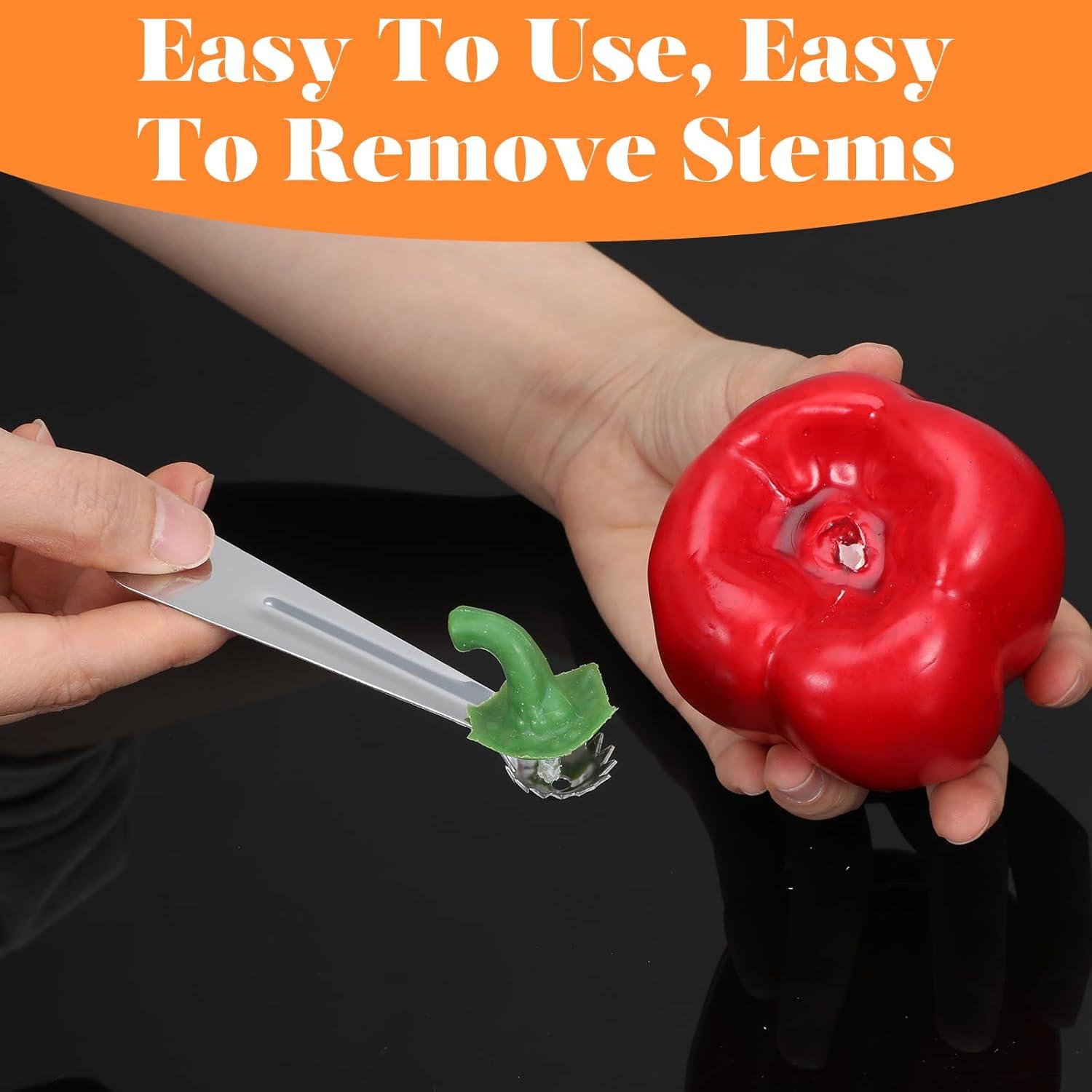 Removedor de Tallo de Tomate y Fresa Quilax - Acero Inoxidable