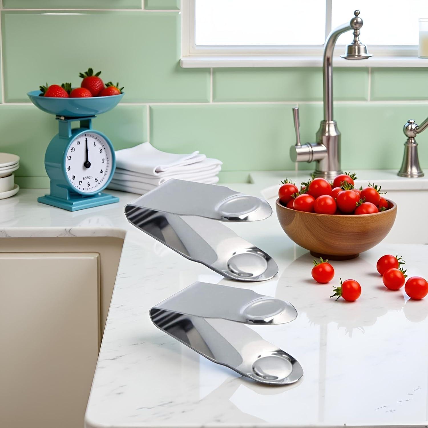 Set de 2 Descorazonadores de Fresas Jizlan Acero Inoxidable