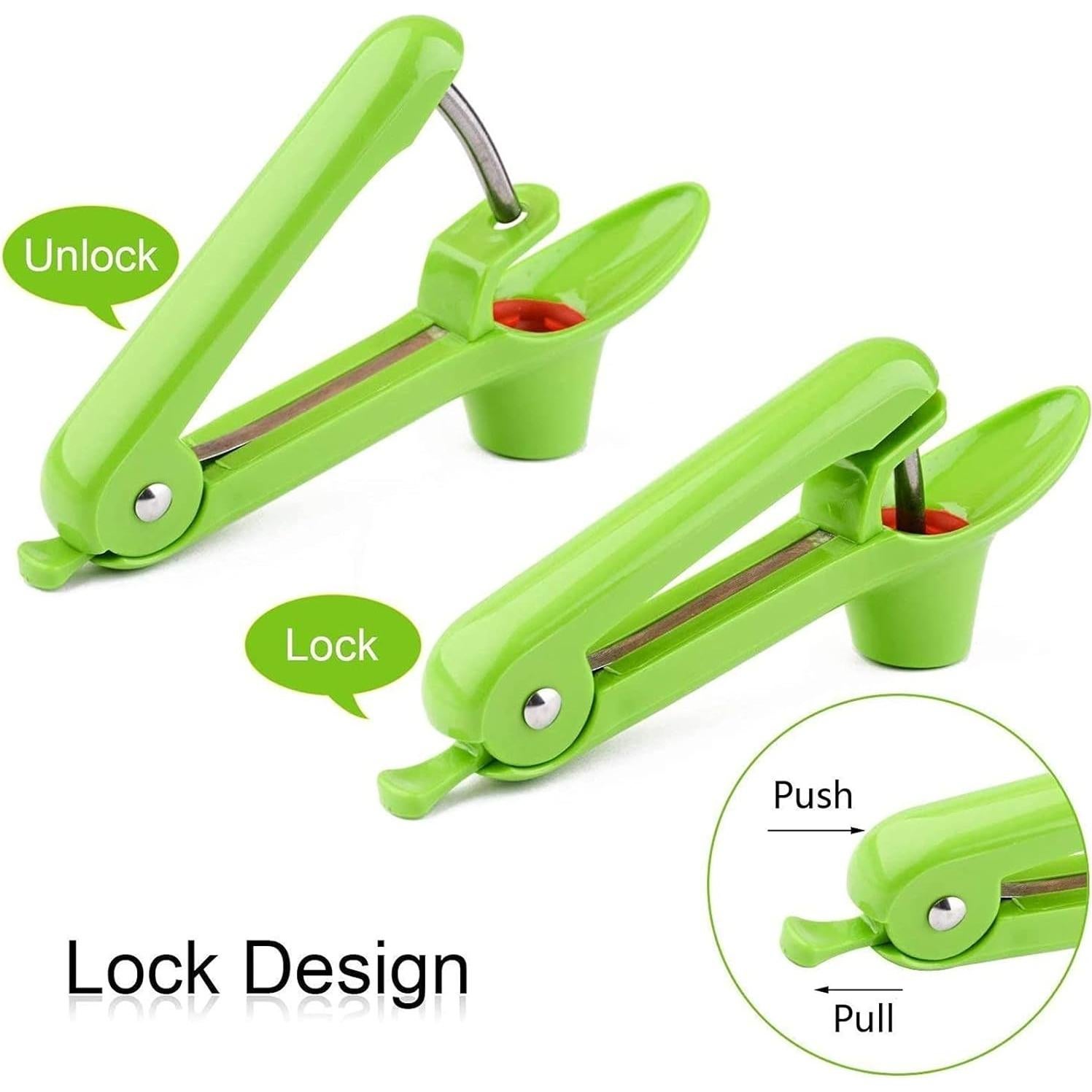 Herramienta Deshuesadora de Cerezas EddHomes Verde 20cm