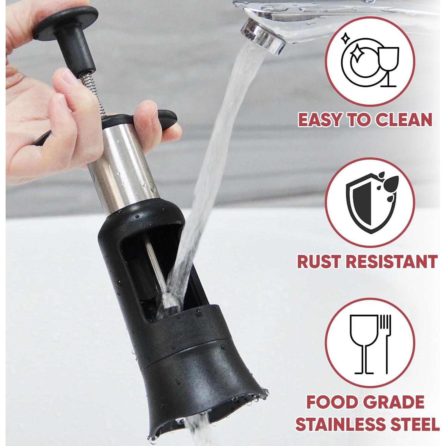 Removedor de Huesos de Cereza PIUGERU Grande 33mm Acero Inoxidable