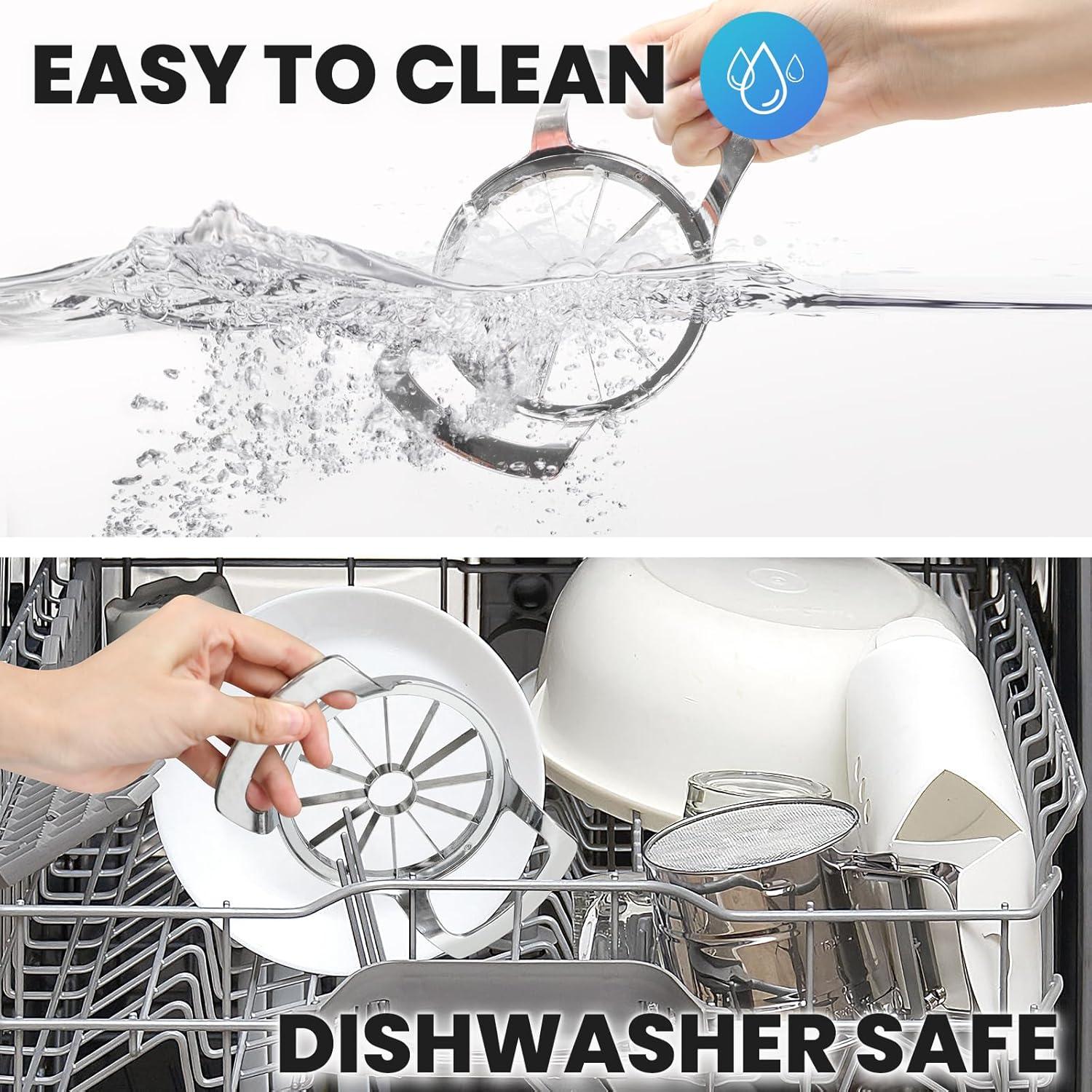 Cortador de Manzanas AUBENR 12 Cuchillas Acero Inoxidable 304