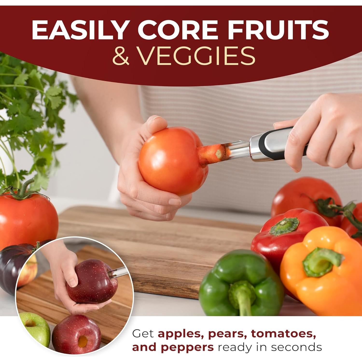 Extractor de Corazón de Manzana Orblue Premium - Acero Inoxidable