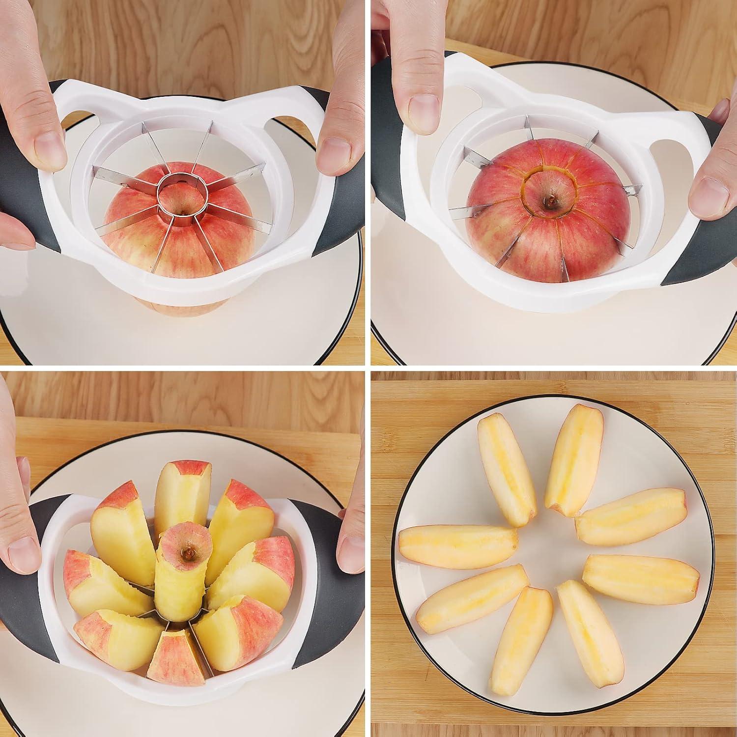 Juego de Cortador y Descorazonador de Manzanas Asdirne 18cm