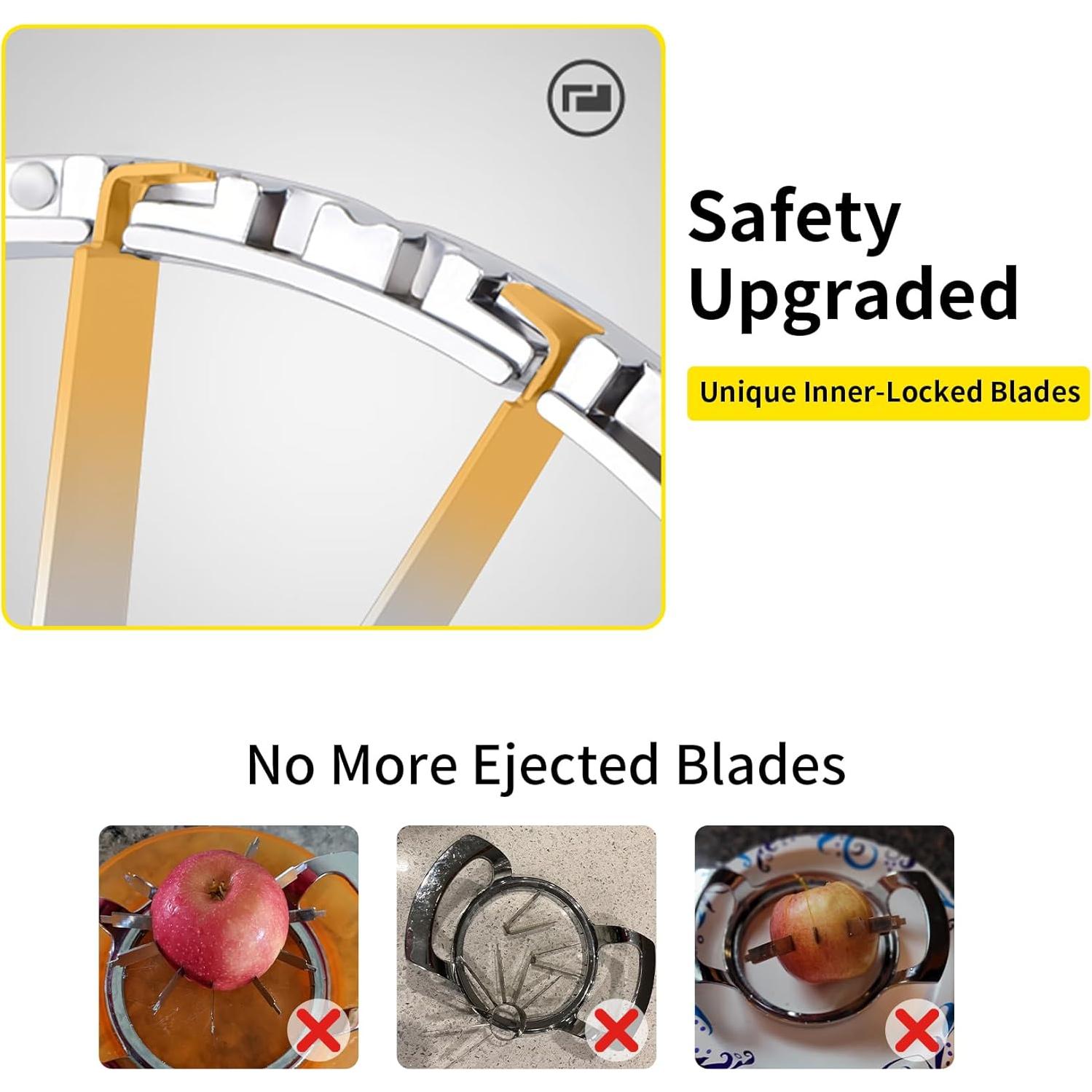 Cortador de Manzanas SAVORLIVING 12 Cuchillas Acero Inoxidable