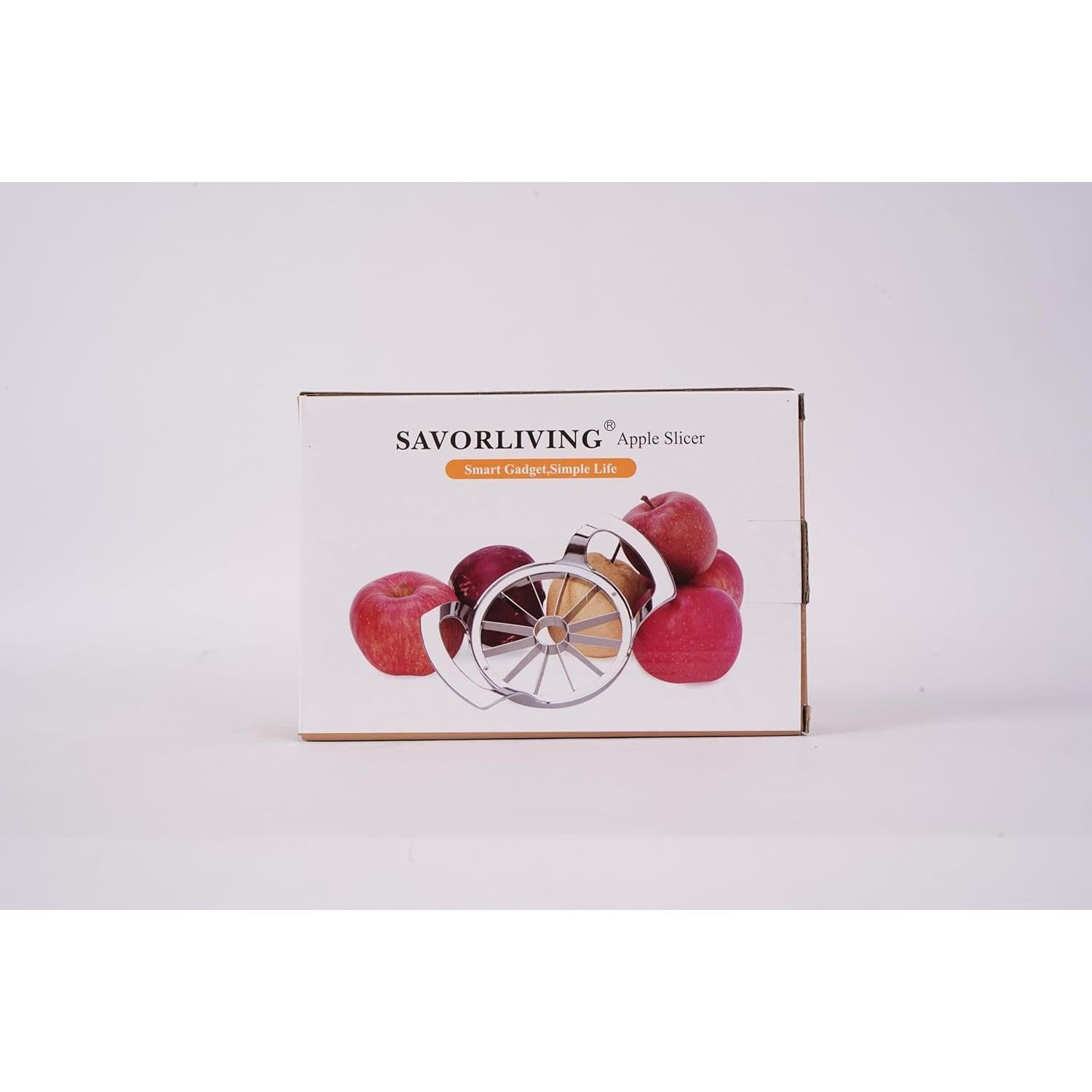 Cortador de Manzanas SAVORLIVING 12 Cuchillas Acero Inoxidable