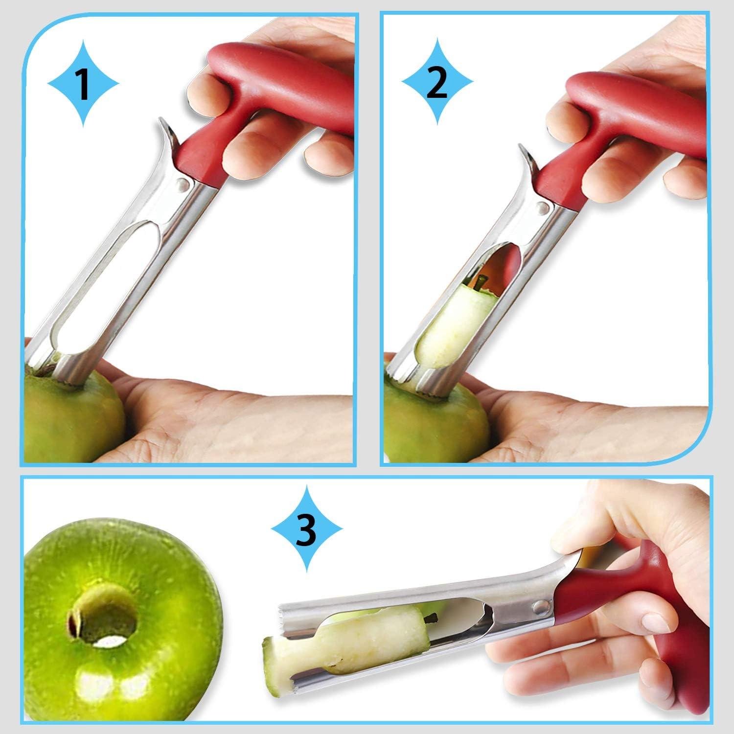 Kit Cortador y Descorazonador de Manzanas SINGARE - 12 Cuchillas