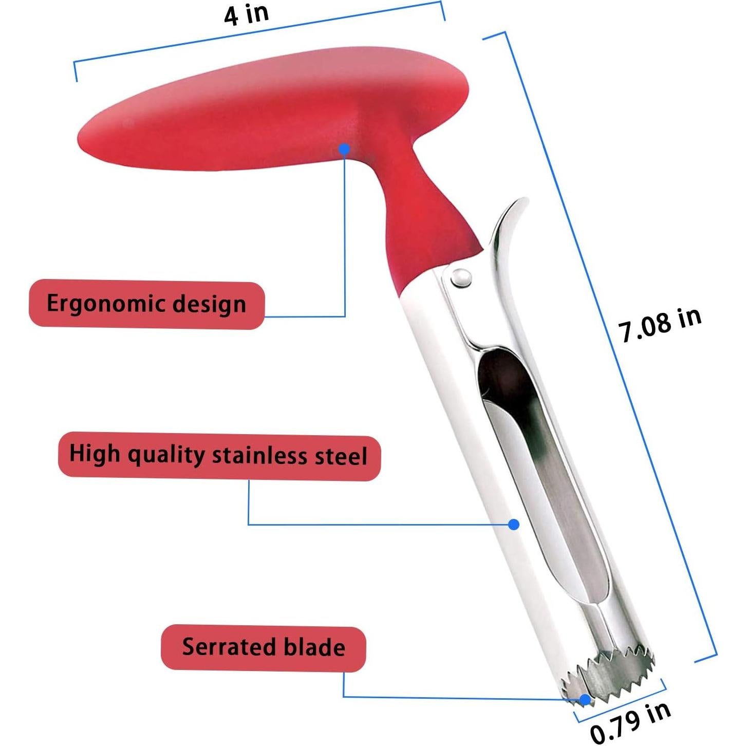 Kit Cortador y Descorazonador de Manzanas SINGARE - 12 Cuchillas