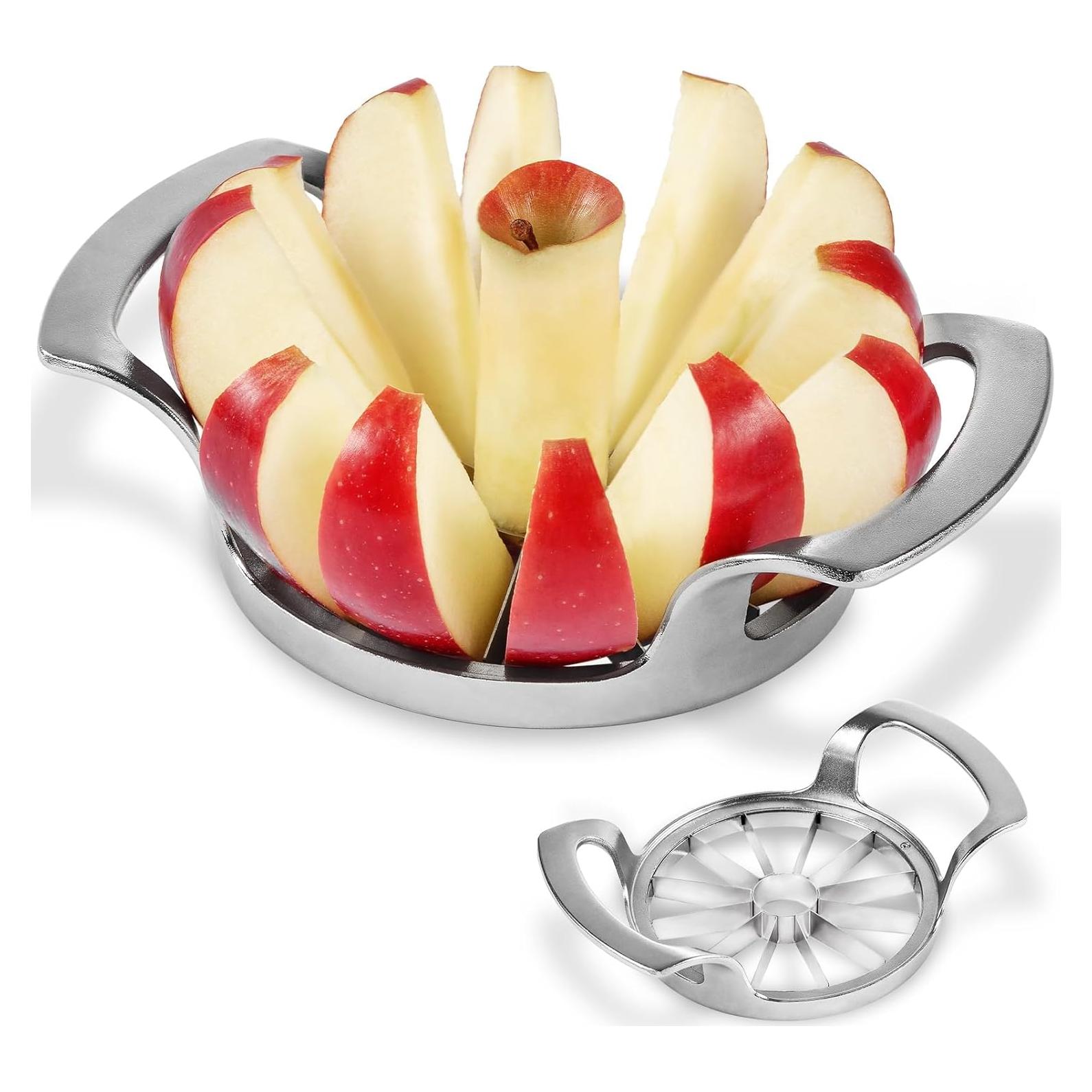 Cortador y Descorazonador de Manzanas LIVSGNISTA 12 Cuchillas Acero Inoxidable