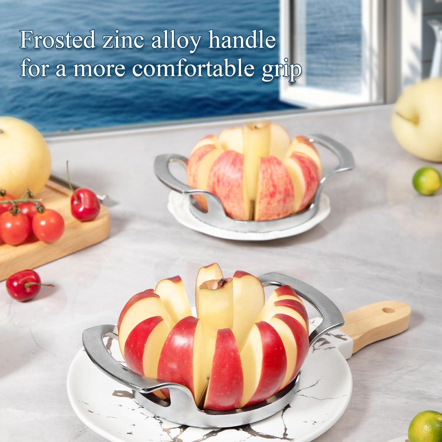 Cortador y Descorazonador de Manzanas LIVSGNISTA 12 Cuchillas Acero Inoxidable