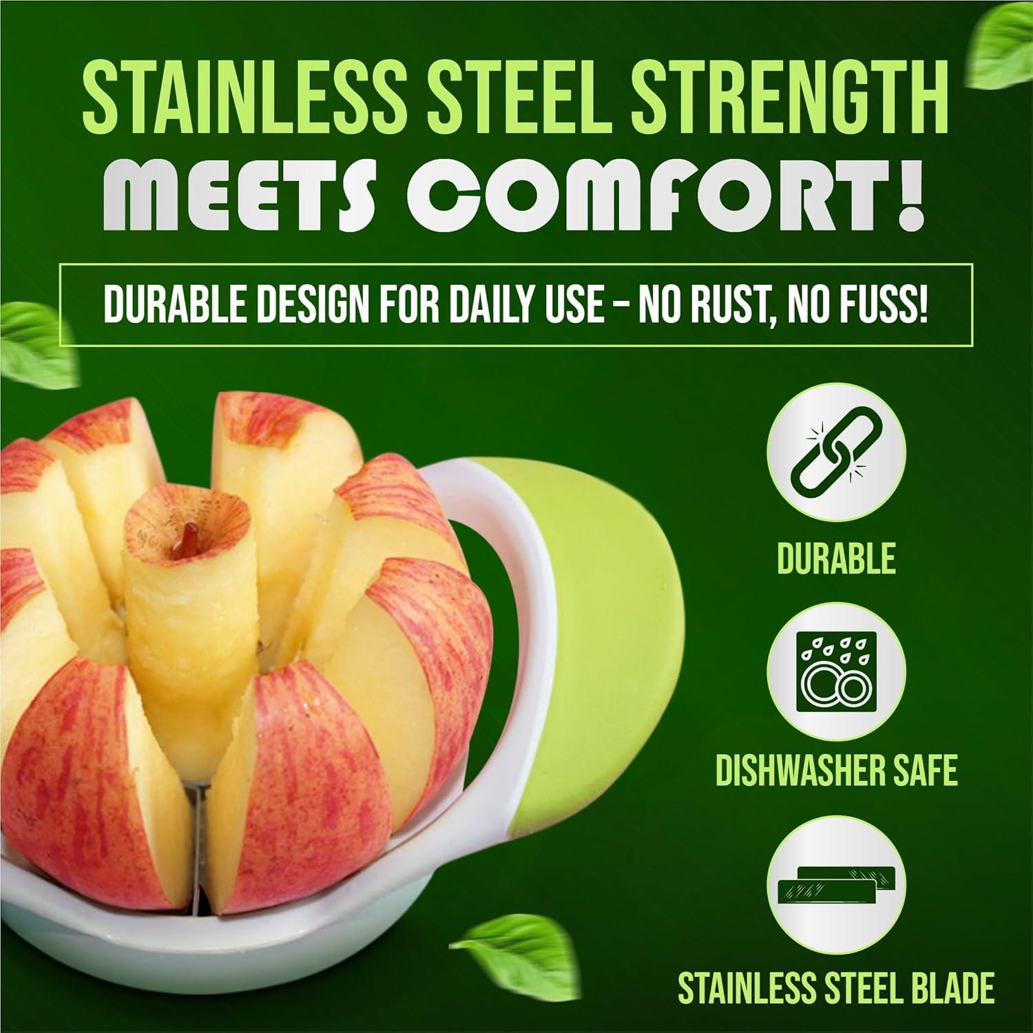 Cortador de Manzanas Genérico 8 Cuchillas Acero Inoxidable