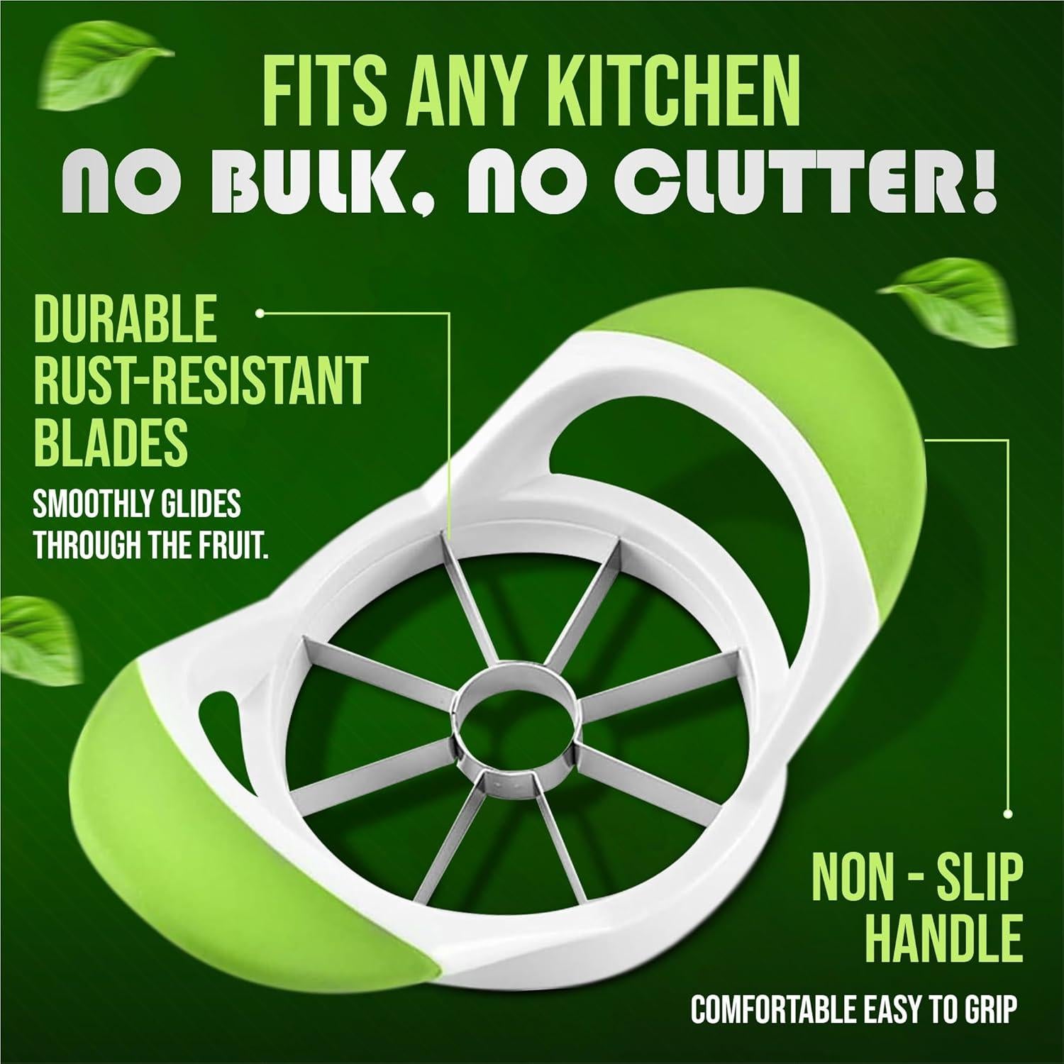 Cortador de Manzanas Genérico 8 Cuchillas Acero Inoxidable