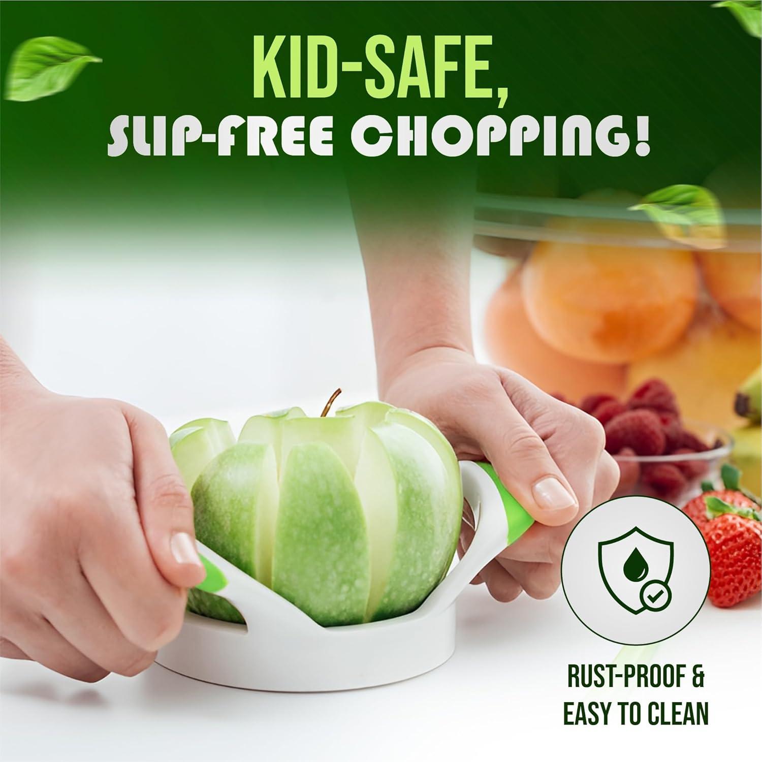 Cortador de Manzanas Genérico 8 Cuchillas Acero Inoxidable