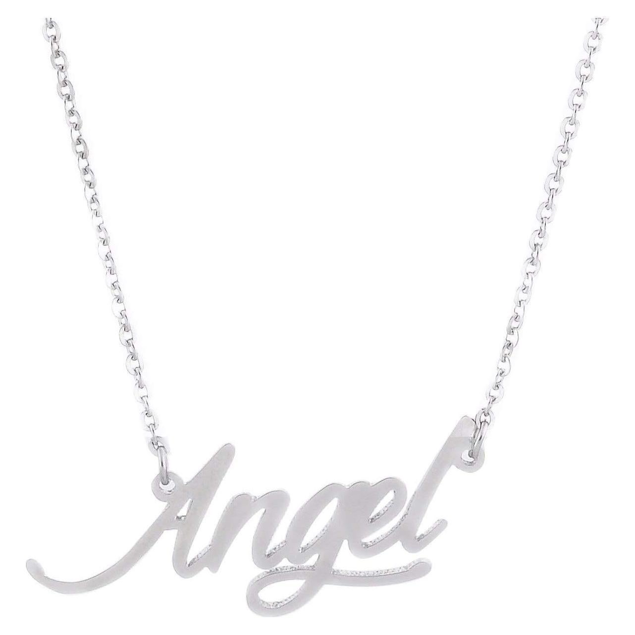 Collar Personalizado HUAN XUN 40.64 cm Acero Inoxidable