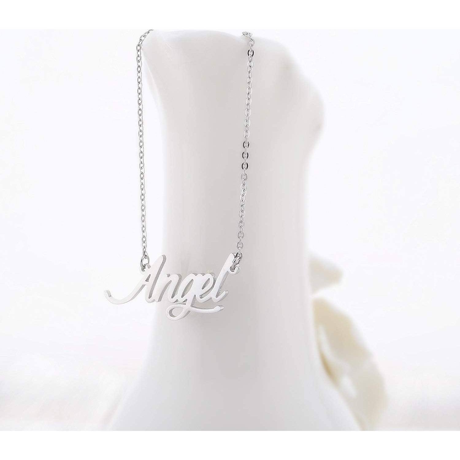 Collar Personalizado HUAN XUN 40.64 cm Acero Inoxidable