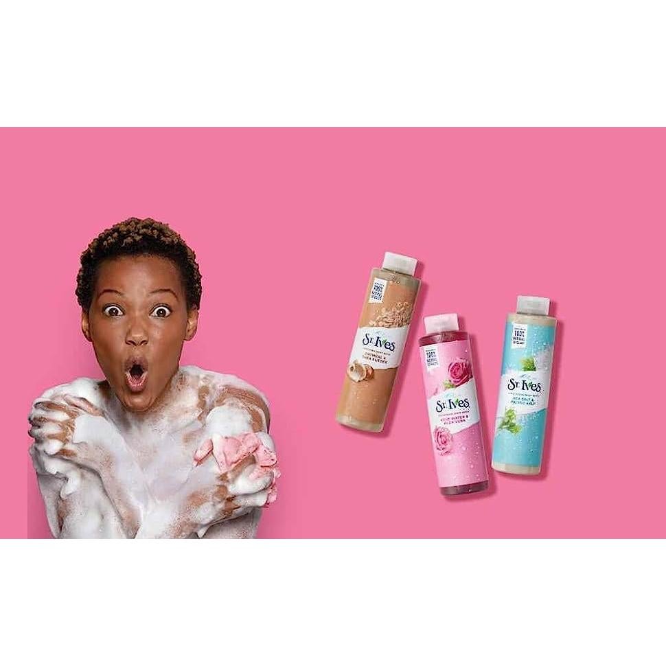 Gel de Ducha St Ives Avena y Manteca de Karité 650 ml - 2 Piezas