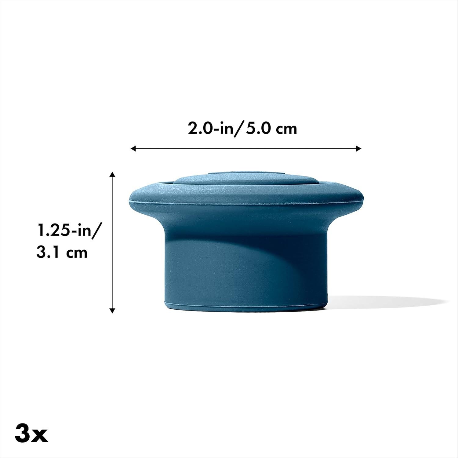 Tapones de Vino de Silicona OXO Good Grips 3 Piezas