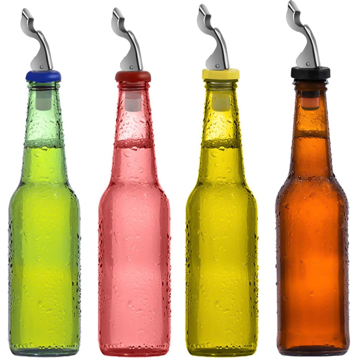 Tapones para Vino M MUGIT Reutilizables Silicona 4 Colores