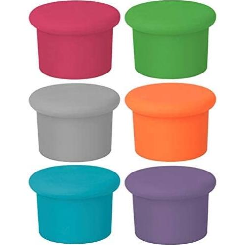 Tapones de Vino de Silicona Bricktown Supply Co. - 6 Piezas