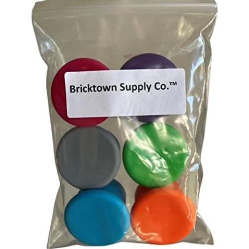 Tapones de Vino de Silicona Bricktown Supply Co. - 6 Piezas