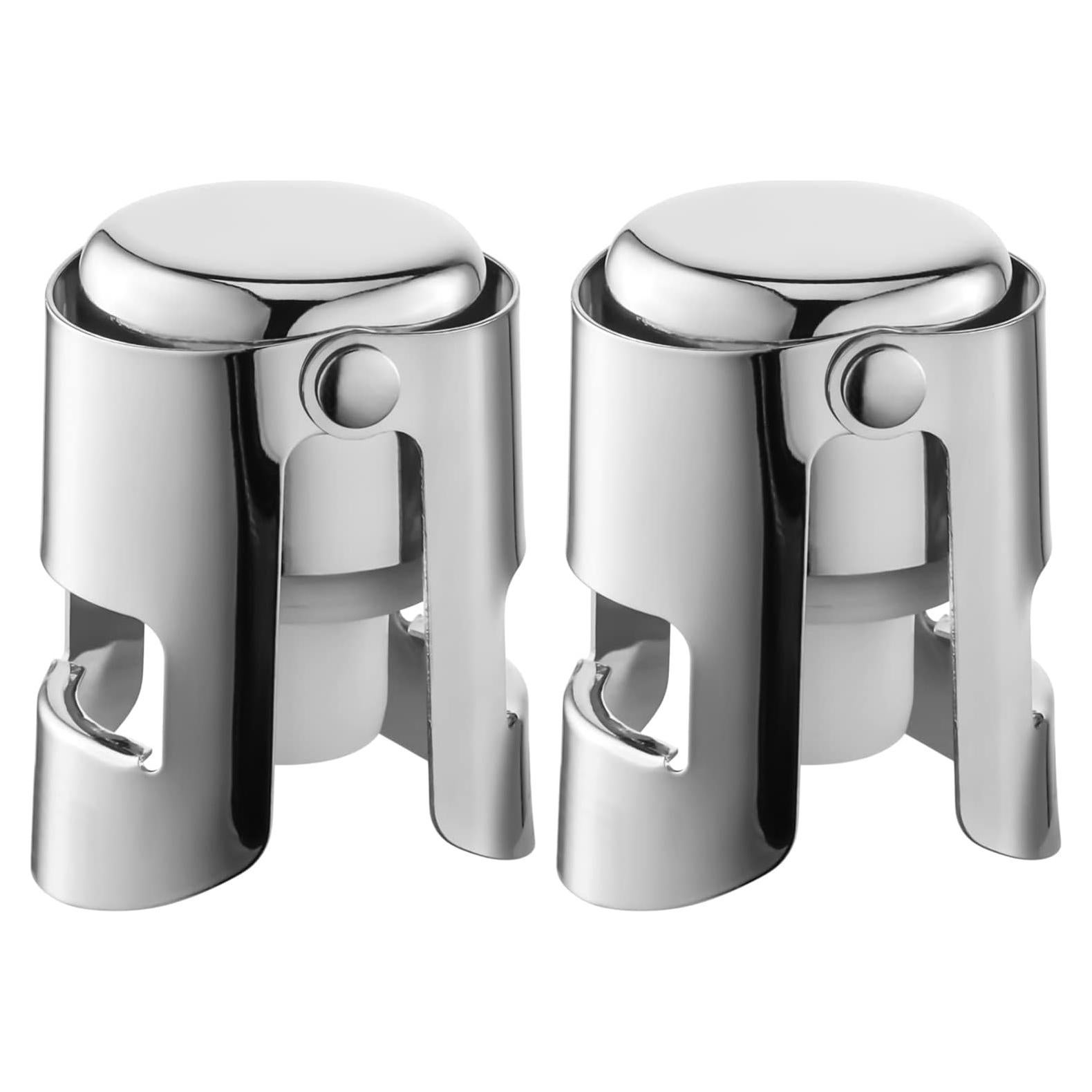 Tapones de Champagne BETTFOR de Acero Inoxidable - 2 Paquete