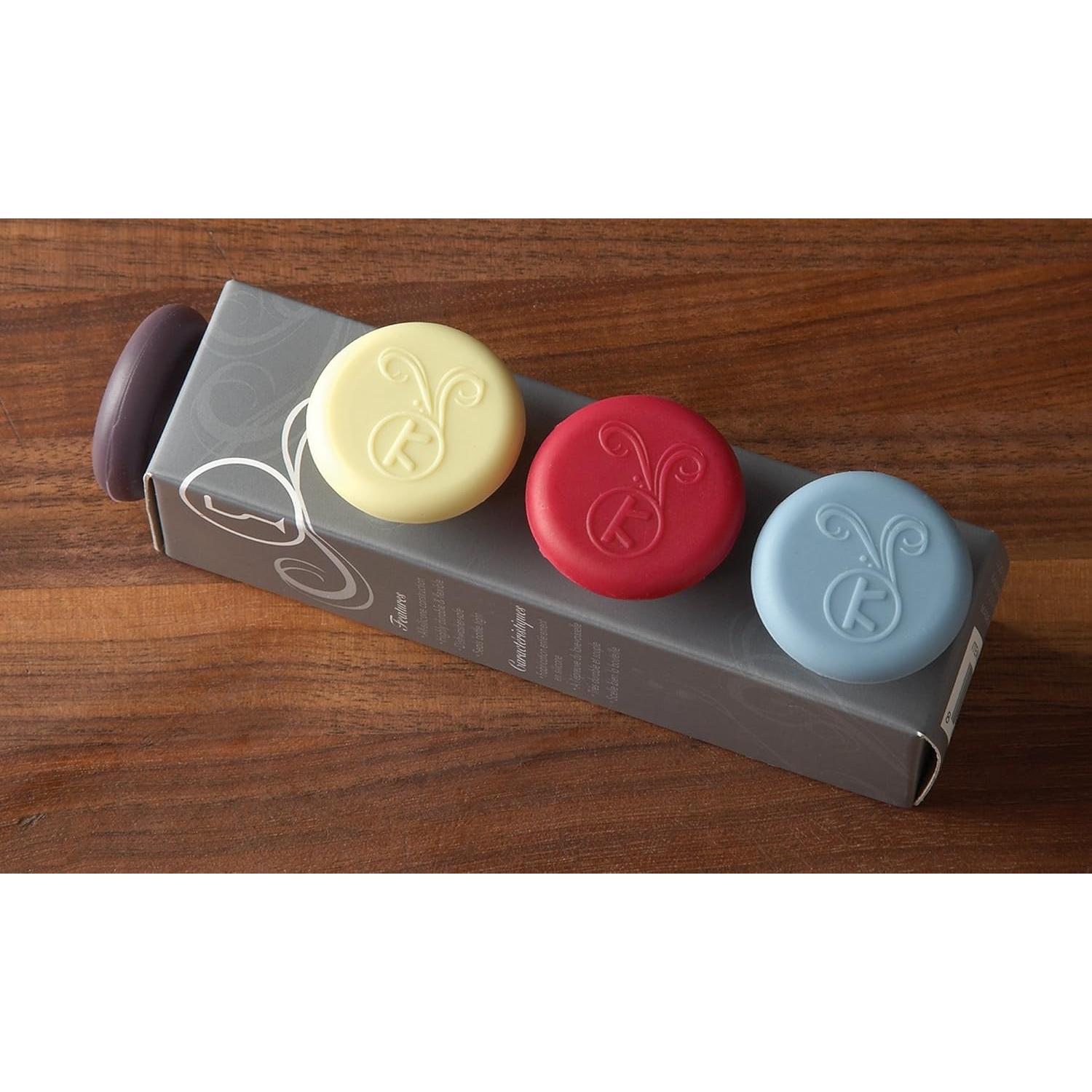 Tapones de Vino de Silicona Outset B229, Set de 4 Colores