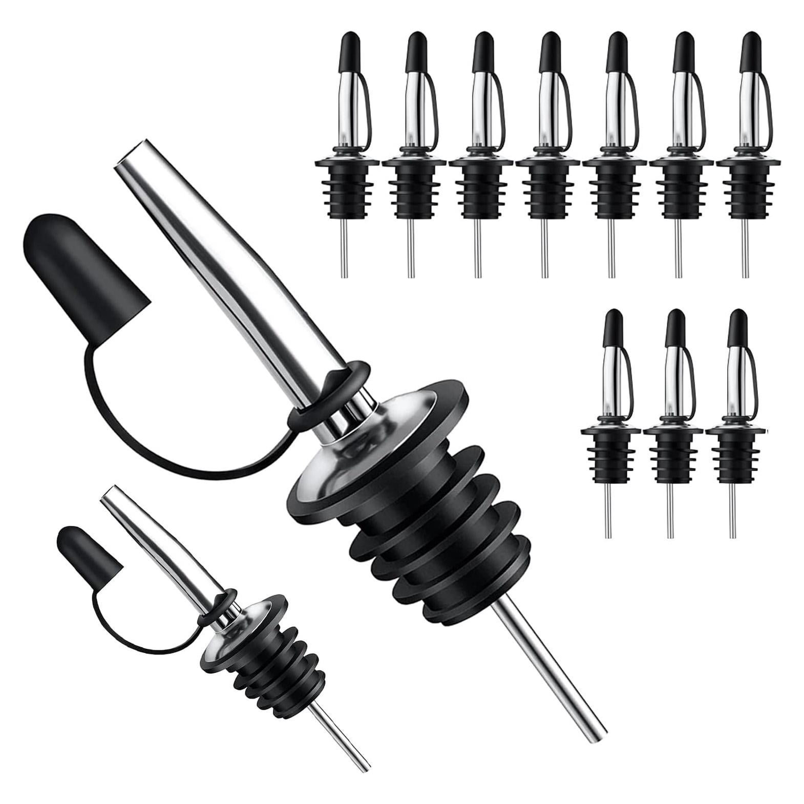 Vertedores de Licor Pafusen 12 Pack Acero Inoxidable Antipolvo