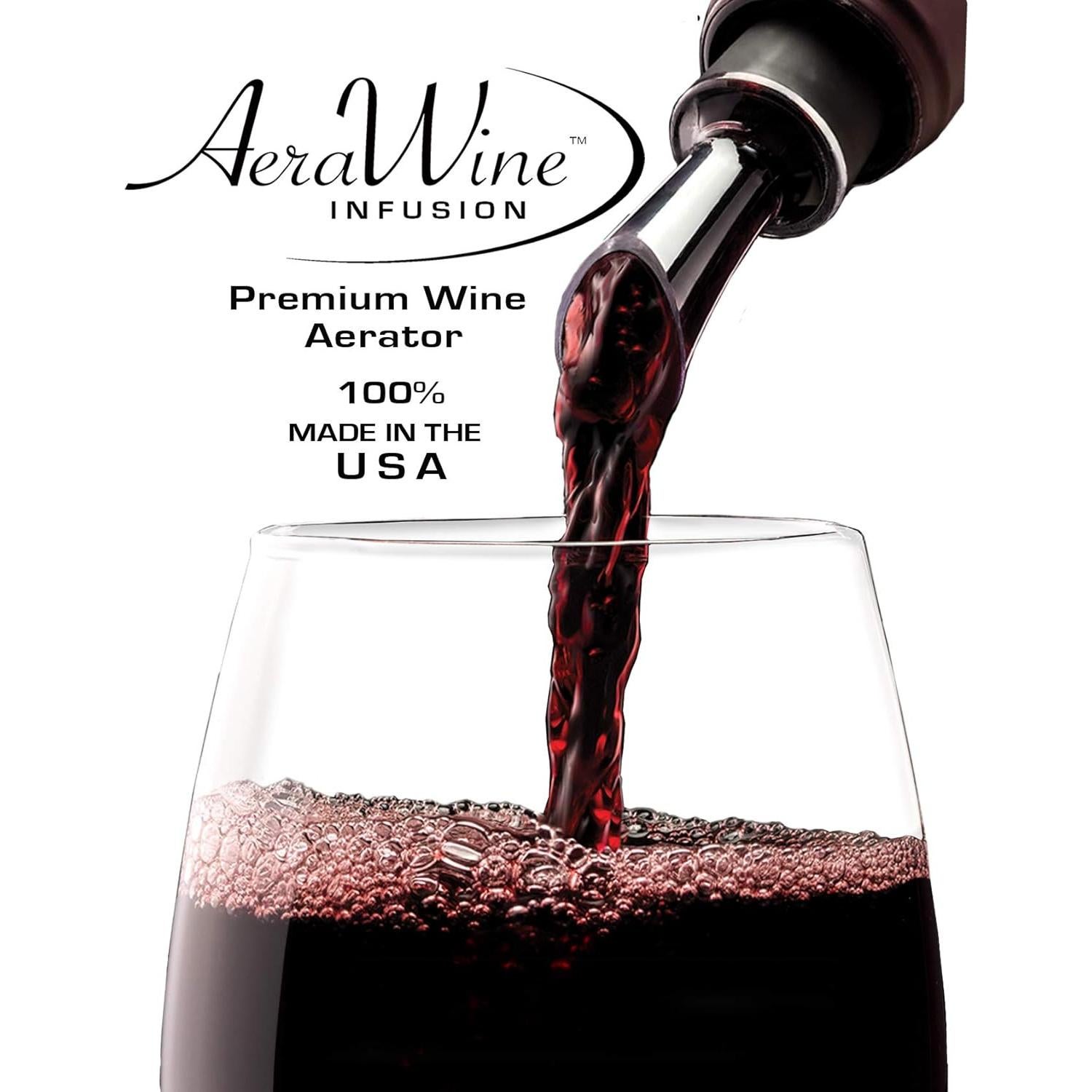 Aerador y Vertedor de Vino AeraWine Infusion - Paquete de 2