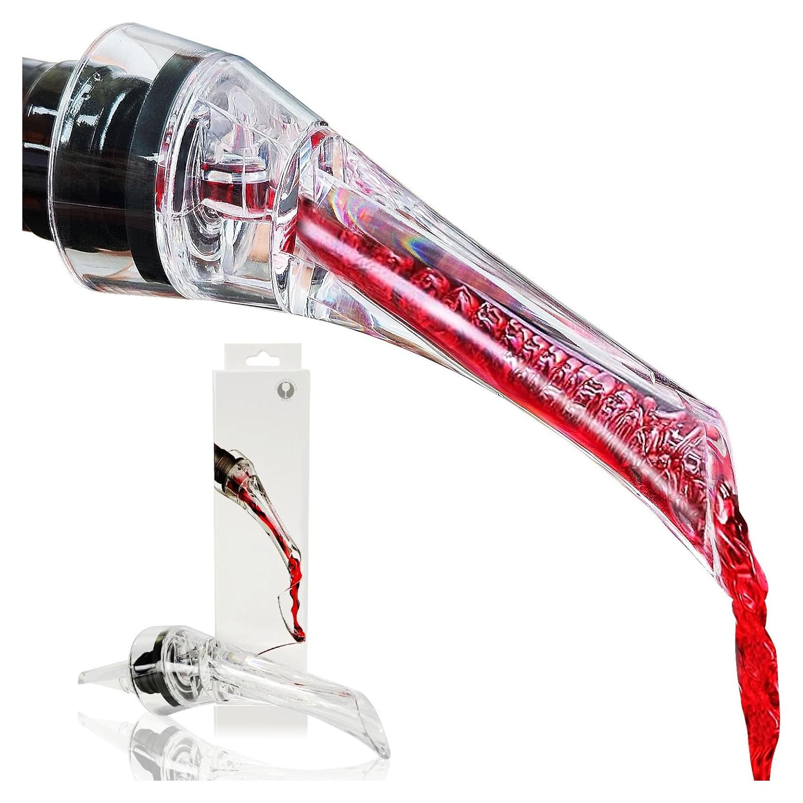 Aireador de Vino Kearning - Válvula con Vertedor Sin Goteo