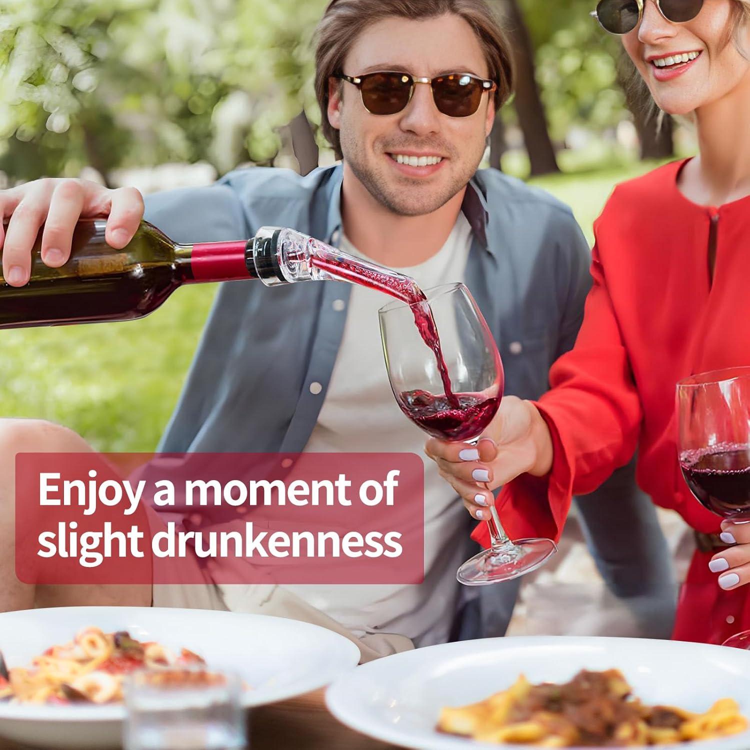 Aireador de Vino Kearning - Válvula con Vertedor Sin Goteo