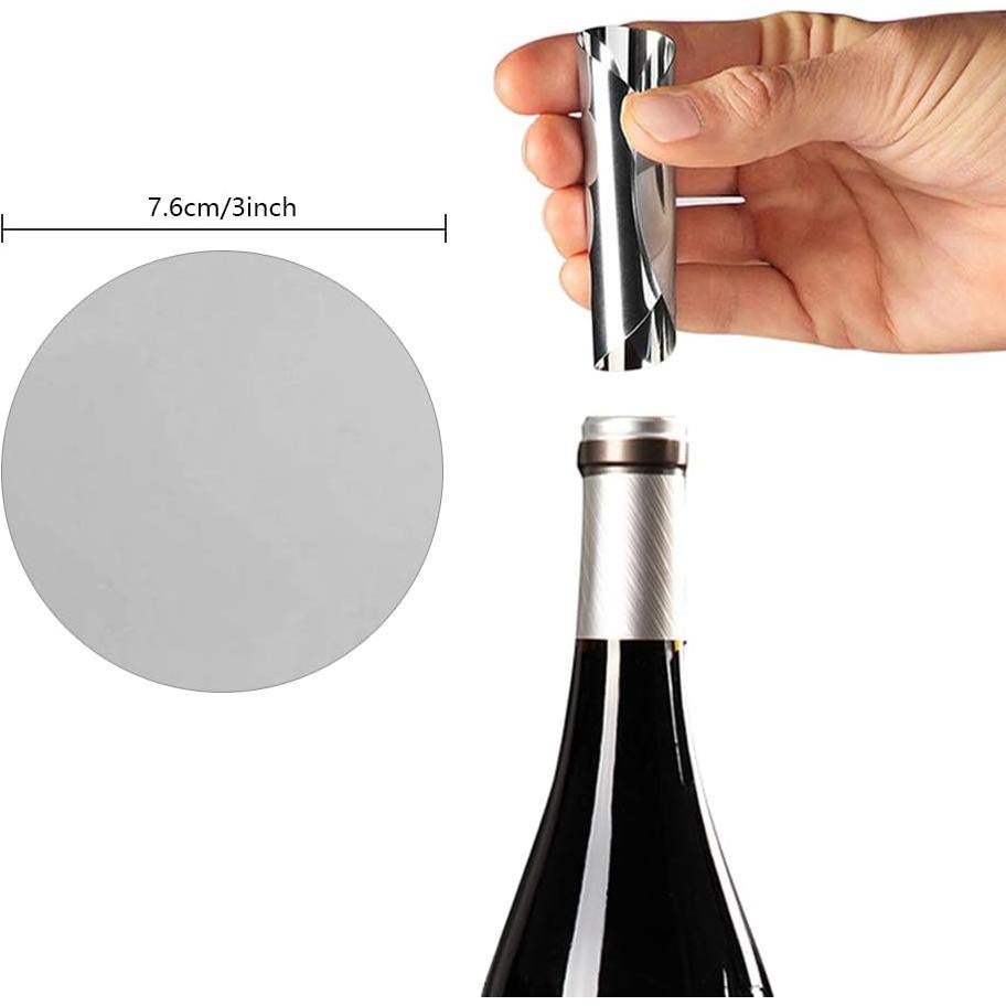 100 Vertedores de Vino Plateados Groupcow Antigoteo