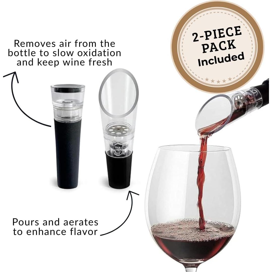 Aerador y Vertedor de Vino Kandohaus - Set 2 Accesorios