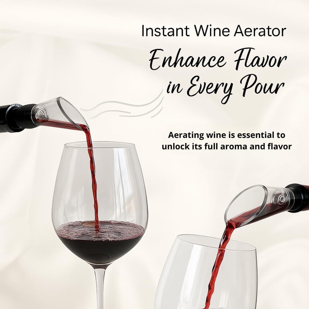 Aerador y Vertedor de Vino Kandohaus - Set 2 Accesorios
