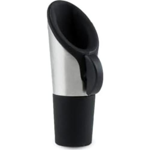 Conjunto Vertedor y Tapón de Vino Host, Acero Inoxidable y Silicona