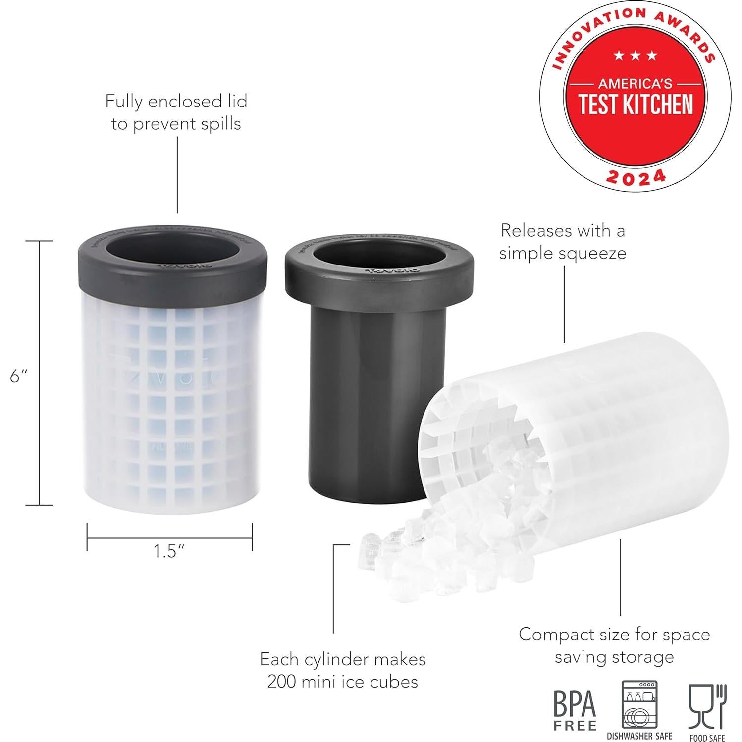 Conjunto de 2 Moldes de Hielo Mini Tovolo - Silicona BPA Free