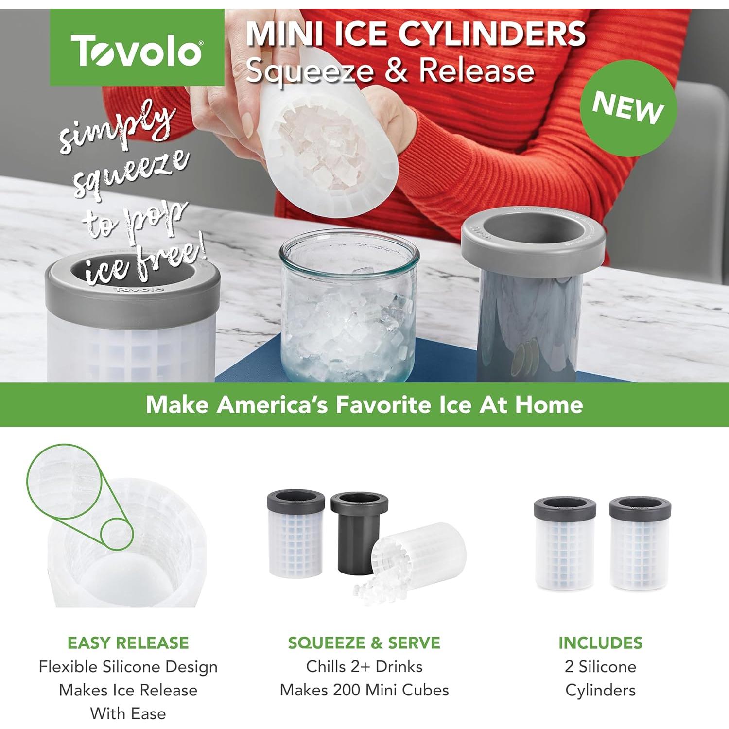 Conjunto de 2 Moldes de Hielo Mini Tovolo - Silicona BPA Free