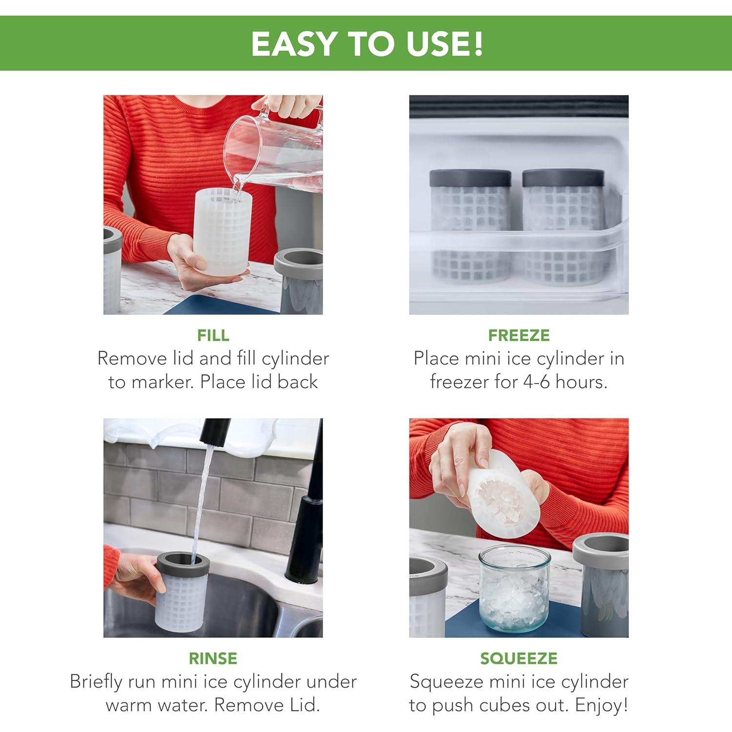 Conjunto de 2 Moldes de Hielo Mini Tovolo - Silicona BPA Free