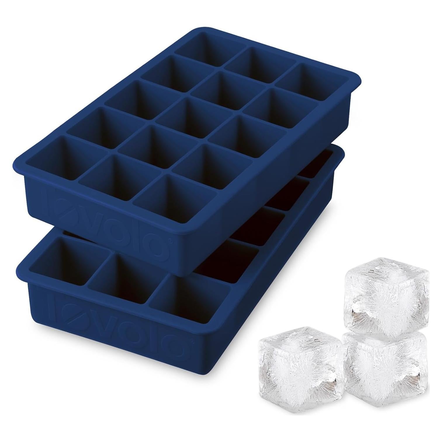 Molde de Hielo de Silicona Tovolo Set de 2 15 Cubos 3.18 cm