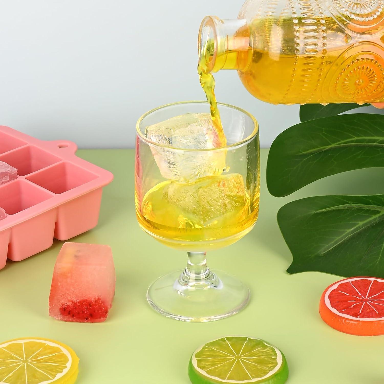 Bandeja de Hielo de Silicona HUAKENER 2 Pack Mediana