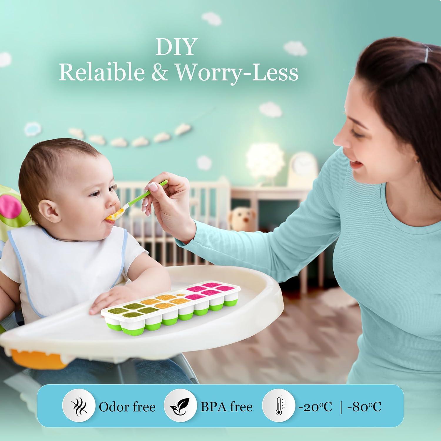 Bandeja de Hielo CKE Esenciales de Cocina Acogedora 4PK Verde