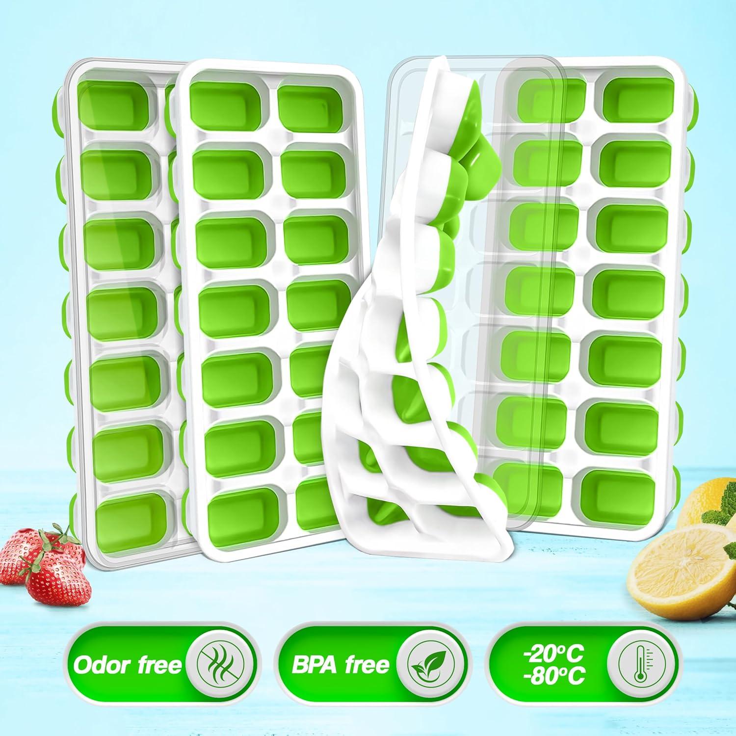 Bandeja de Hielo CKE Esenciales de Cocina Acogedora 4PK Verde