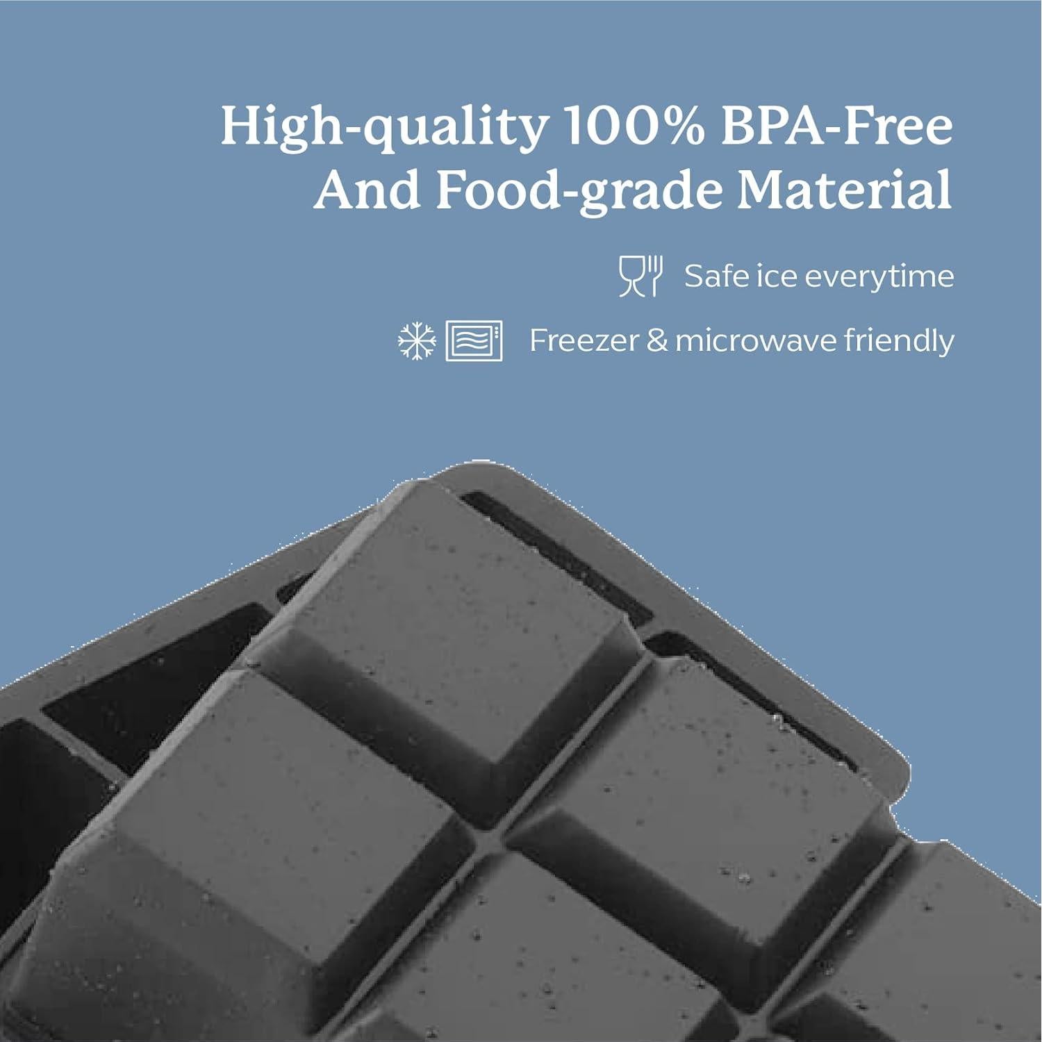 Bandejas de Hielo de Silicona Samuelworld - Combo 4 Esferas y 6 Cubos