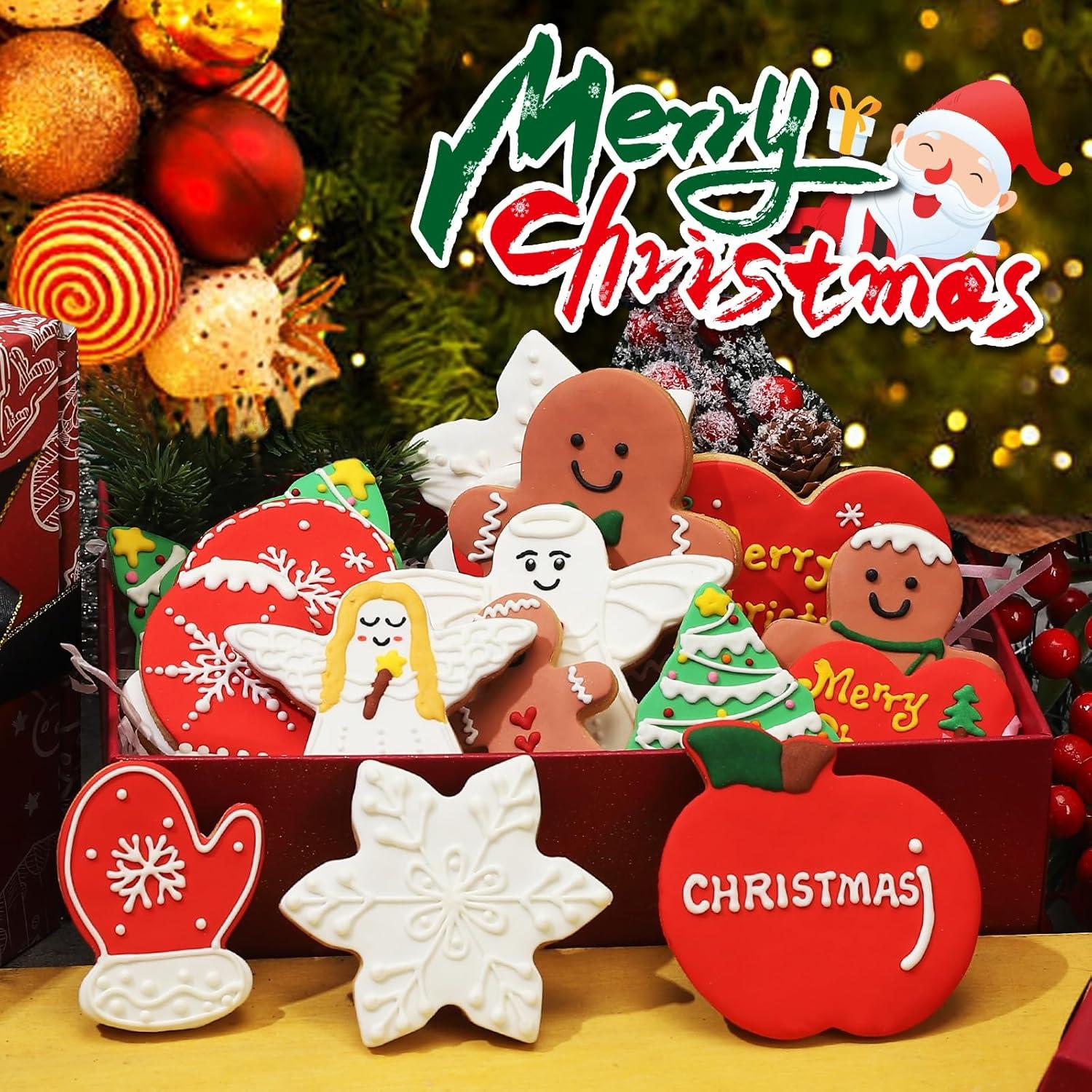 Juego de Cortadores de Galletas de Navidad KULENAND - 24 Piezas