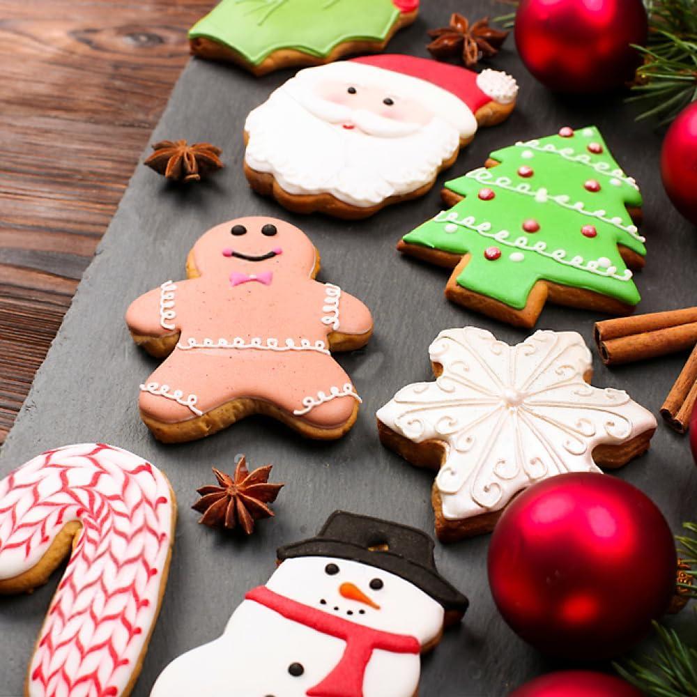 Juego de Cortadores de Galletas de Navidad YomiFamily - 6 Piezas
