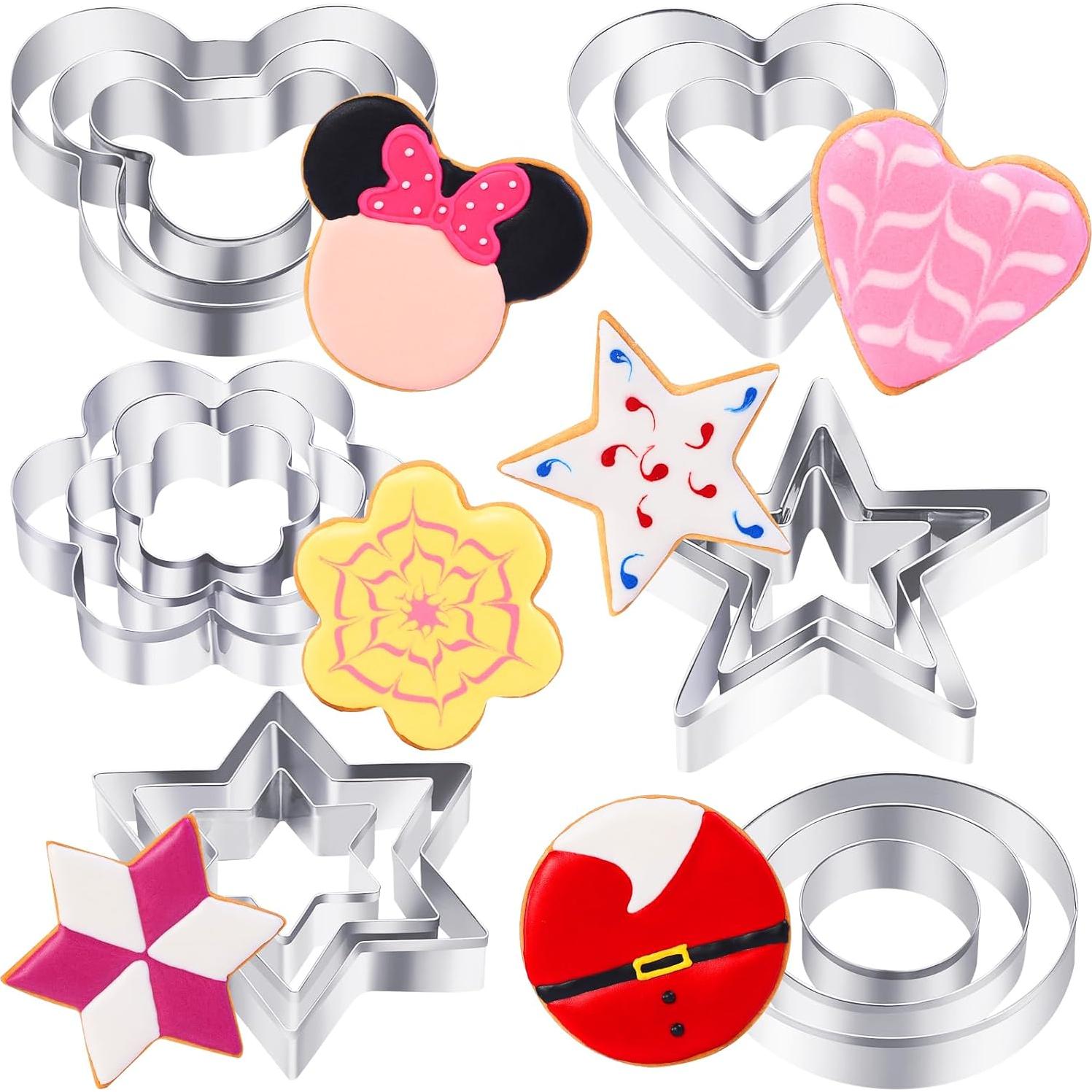 Juego de Cortadores de Galletas 18 Pcs BakingWorld - Acero Inoxidable