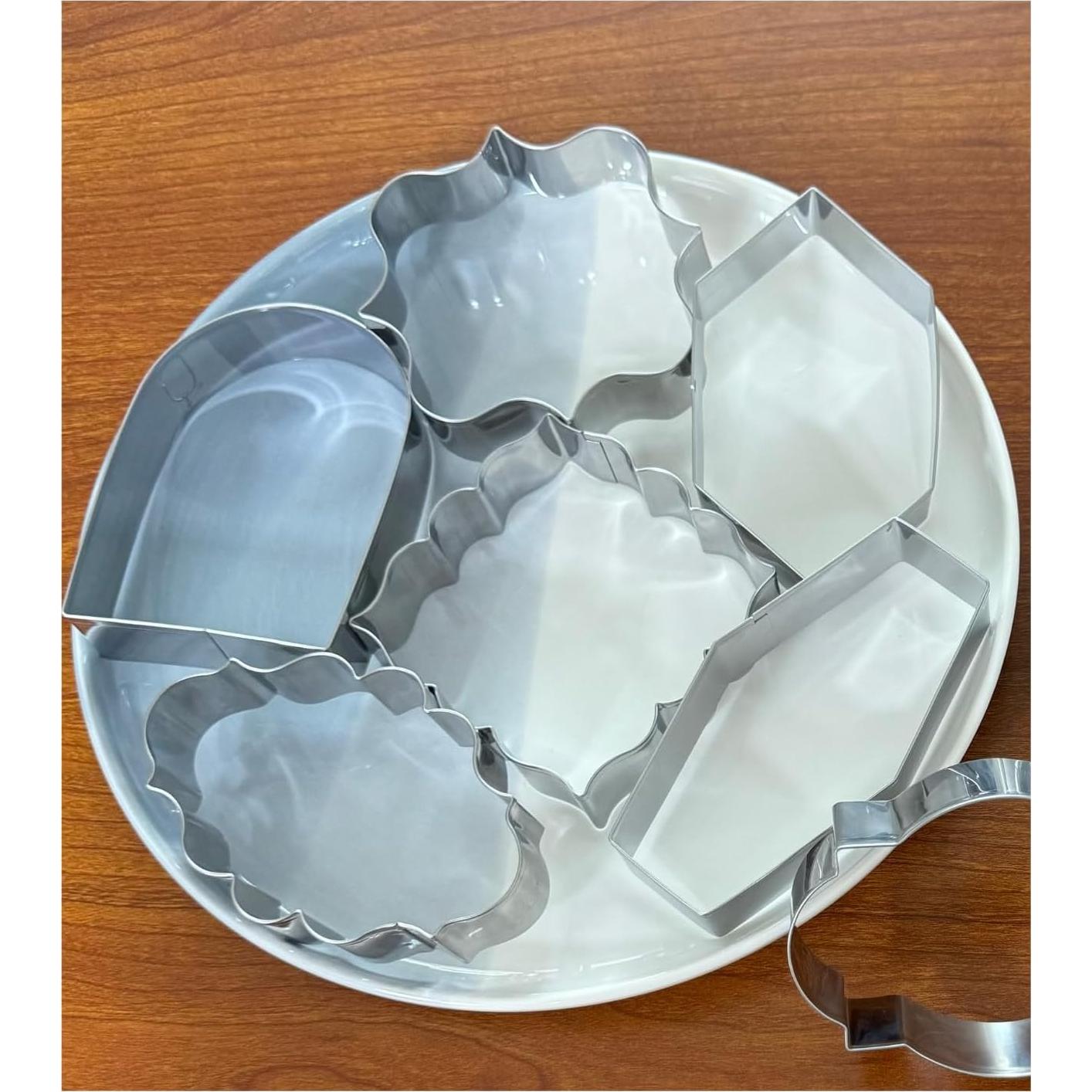 Juego de Cortadores de Galletas Auktosmn - 10 Piezas 10 cm