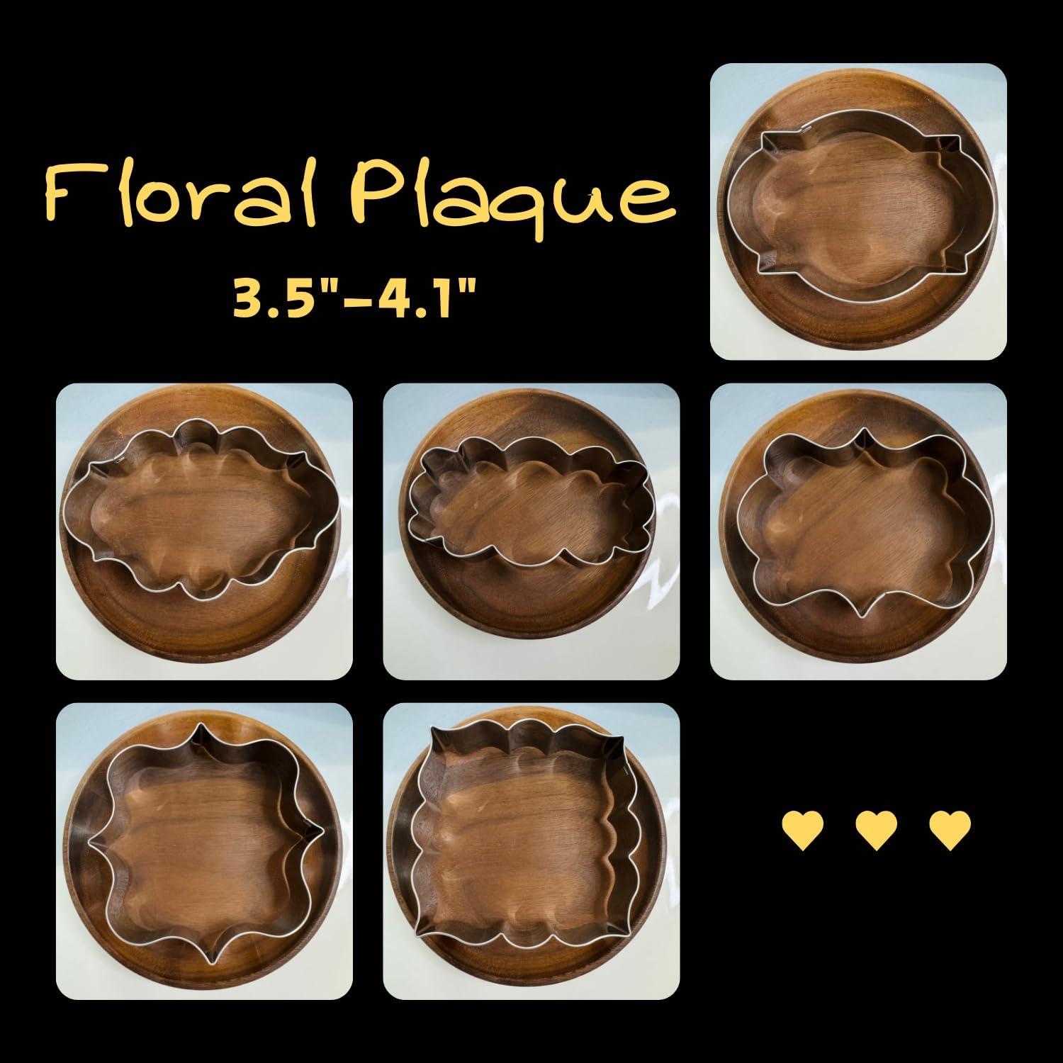 Juego de Cortadores de Galletas Auktosmn - 10 Piezas 10 cm