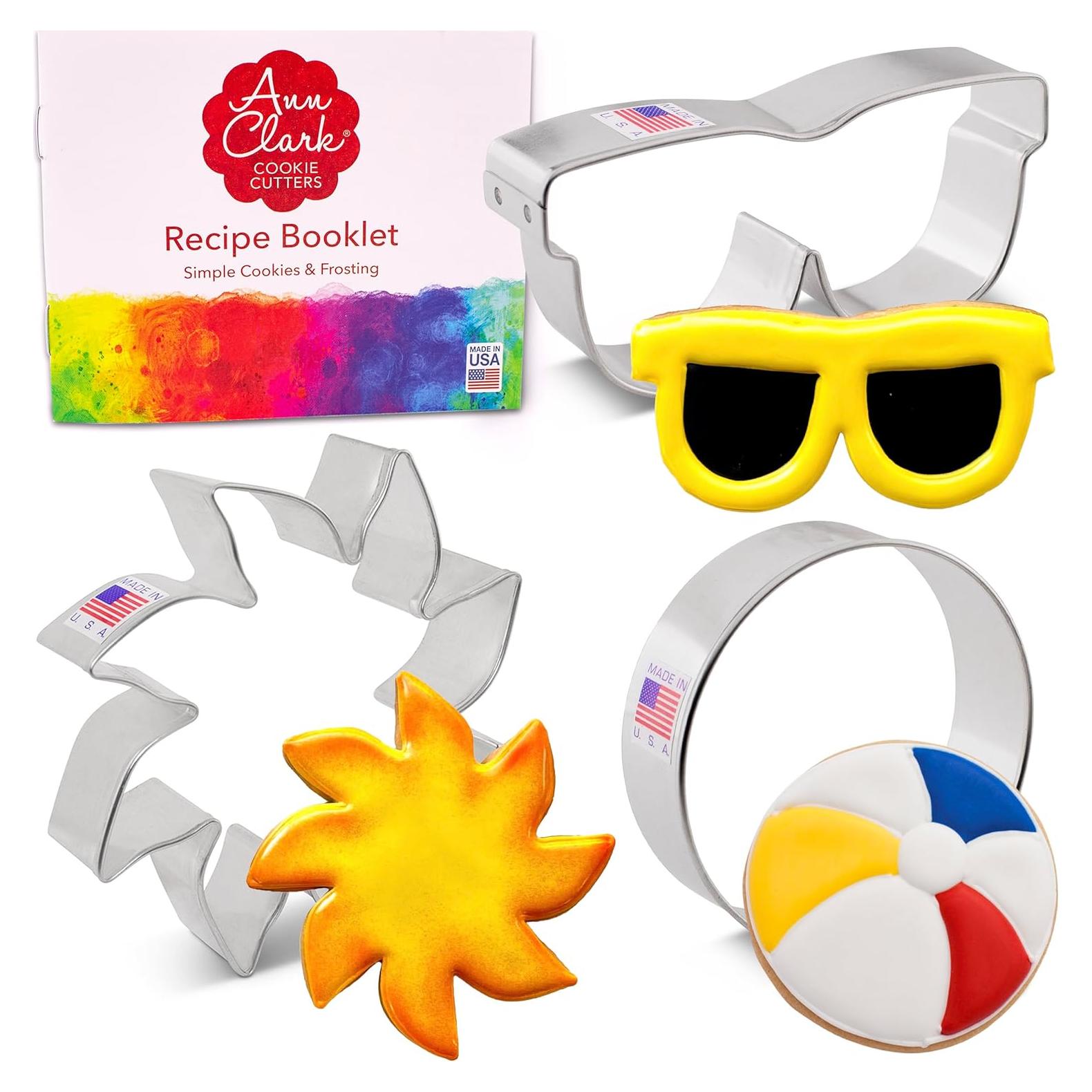 Cortadores de Galletas de Playa Ann Clark Set 3 Piezas Verano