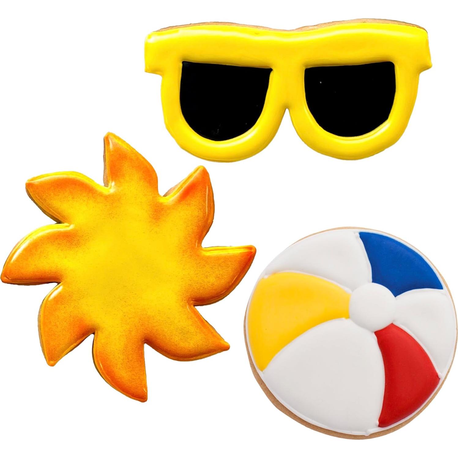 Cortadores de Galletas de Playa Ann Clark Set 3 Piezas Verano