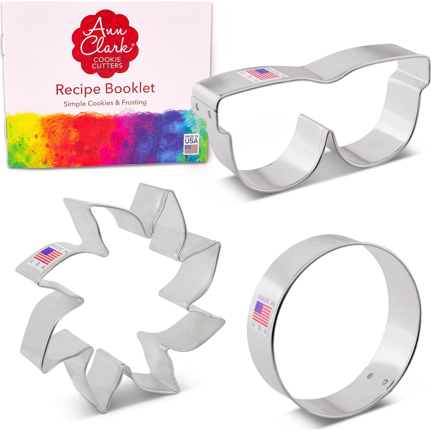 Cortadores de Galletas de Playa Ann Clark Set 3 Piezas Verano